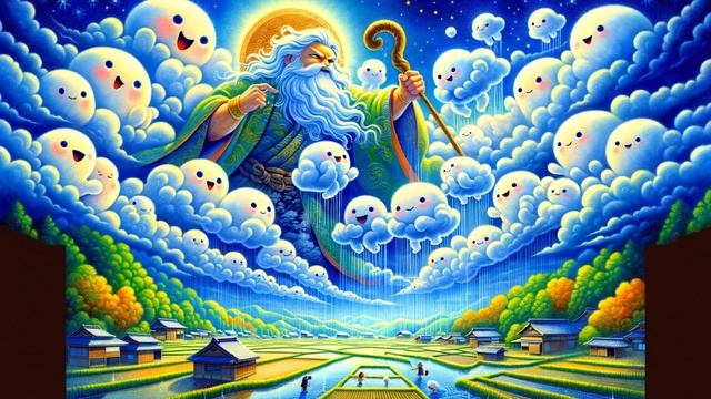 Японские сказки [Бог Грозы Сомбуцу]