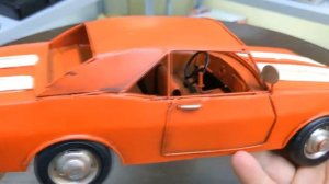 Ретро-автомобиль "Шевроле Камаро 1966-1969 гг", L = 29 см.