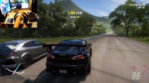 Forza Horizon 5 Mitsubishi Lancer Evolution X  DEXP Wheelman Pro Gameplay