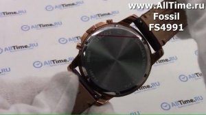 Обзор. Мужские наручные часы Fossil FS4991 с хронографом