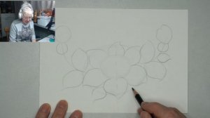 Пробный урок по росписи контурами и тампоновкой. Цветок