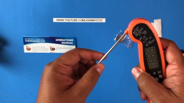 Kizen Ultra Fast Instant Read Thermometer, Unboxing, demonstration смотреть онлайн