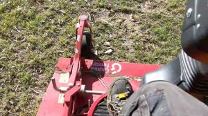 picking up rubbish lawn mower Gianni Ferrari PG