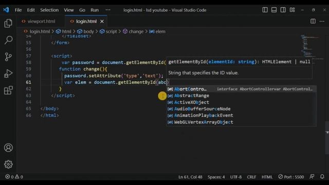 Level Up Your Development Skills: Password Hide and Show with HTML, CSS & JavaScript Password Toggl
