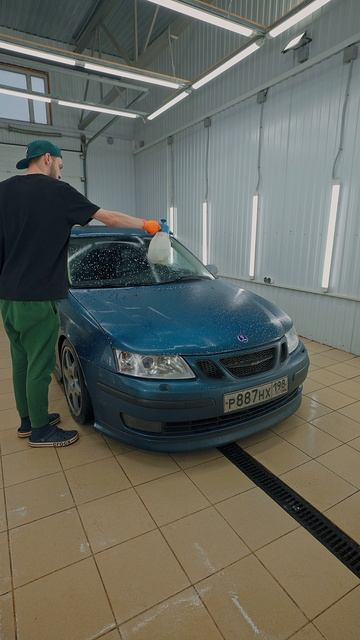 КАК УБРАТЬ РЕАГЕНТ НА МОЙКЕ? #уходзаавто #детейлинг #detailing #foamheroes #diy #мойка #automobile