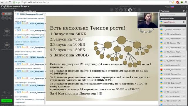 Волшебная кнопка роста в МЛМ Виденье,система,быстрый рос. Андрей Качура открывает свой секрет