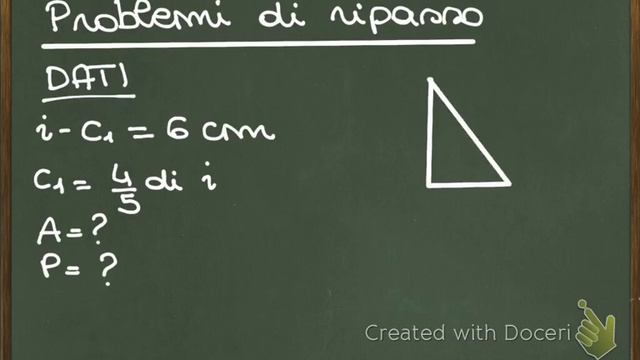Problemi con somma e differenza - teorema di Pitagora - parte #2 смотреть онлайн