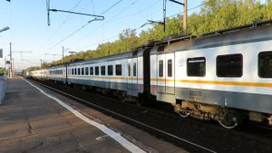 ЭП2Д-0019 и ЭП2Д-0048 Платформа 66 км. (перегон Столбовая - Чехов) МСК ж.д.