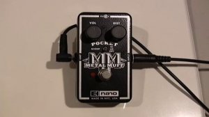 Electro-Harmonix Pocket Metal Muff Distortion with Mid Scoop (EHX Pedal Demo by Dave Weiner)
