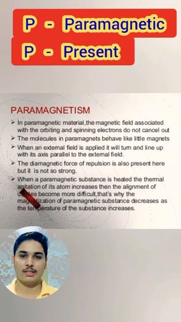 Paramagnetic and Diamagnetic substances смотреть онлайн
