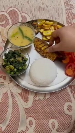 Yummy Wholesome Bengali Lunch #bengalifood #shorts #ytshorts #yummy #ashortaday #tasty