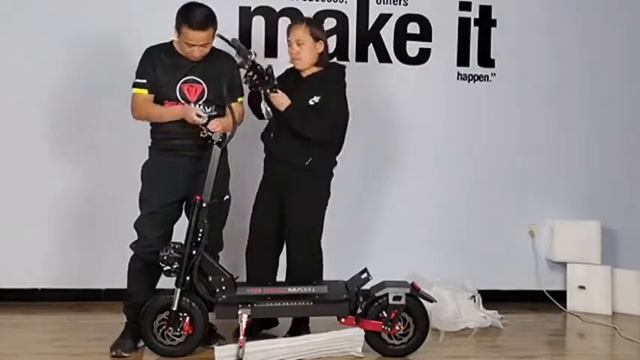 My REALMAX scooter is out of the box, surprise,best Electric scooter 60/72V 8000W fast speed high Q