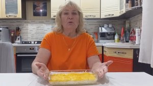 Гратен с креветками 🦐 и кальмарами 🦑 в сливочном соусе под корочкой из сыра 🧀