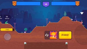 Tank Stars Game | ARMY TANK ATOMIC HP 800 GOOD GAMEPLAY | kids vehicle game video part-25