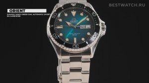 Обзор часы Orient Kamasu Mako Green - купить на Bestwatch.ru