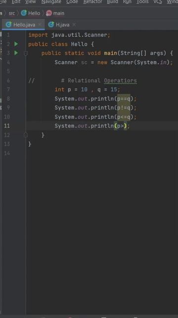 Java Relational Operators #java_code #java_programming #Java_Relational_Operators