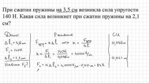 Решение задач по теме Силы в природе