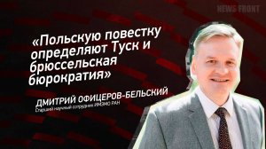 "Польскую повестку определяют Туск и брюссельская бюрократия" - Дмитрий Офицеров-Бельский