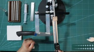 Заточка ножа для подписчика.  Мастерская Семина сталь Х12МФ