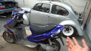 120cc STROKER DIO gets LOWERED | Drop Legs & Disc Brake Front Swap Honda Elite