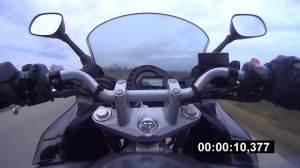 Yamaha FZ6 Fazer (2006) - Acceleration 0-100 & 0-200 km/h