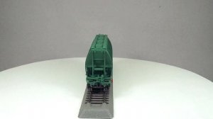 вагон-хоппер 19-3116-040 мин. удобрения 1:87 (Д. Агапкин) железная дорога масштабная модель / Model