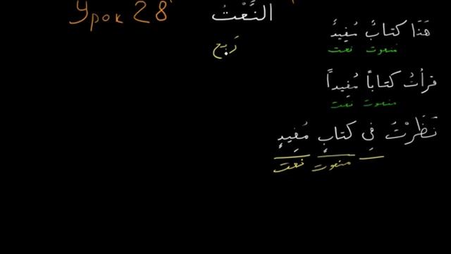 Арабский язык урок 28 На'т Описание смотреть онлайн