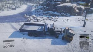 SnowRunner __  АМУР_Обвал в скалах