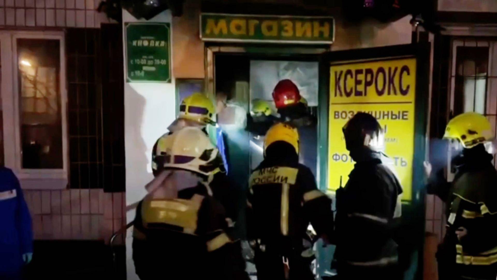 В Москве во время ремонта в магазине на мужчину упала стена