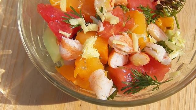 Салат с креветками Морепродукты Вкусно и быстро смотреть онлайн