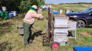 погрузчик для ульев, фляг, кубов.