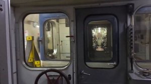Метропоезд Санкт-Петербурга 11-**: метровагон Ема-502, б. 6380 - 1 линия (№147) (27.02.21)