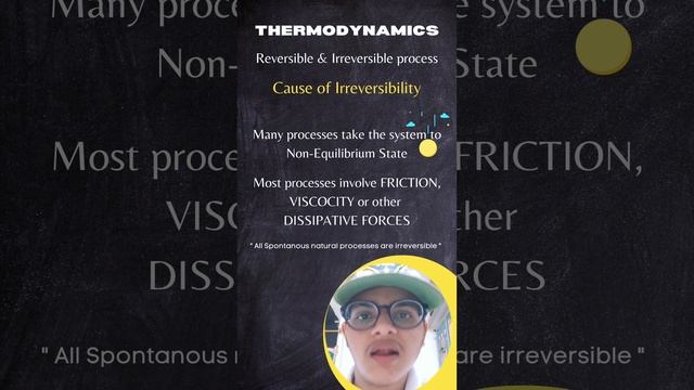 Why NOT Reversible🔥 ? | Cause of irreversiblity | #23 Thermodynamics Physics