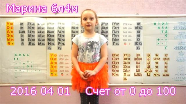 Марина 6л1м-6л6м Весь счет