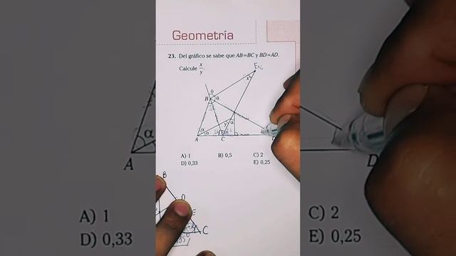 Geometría. universidad ingreso unt unmsm uni admisión matemáticas cepunt Matemáticas
