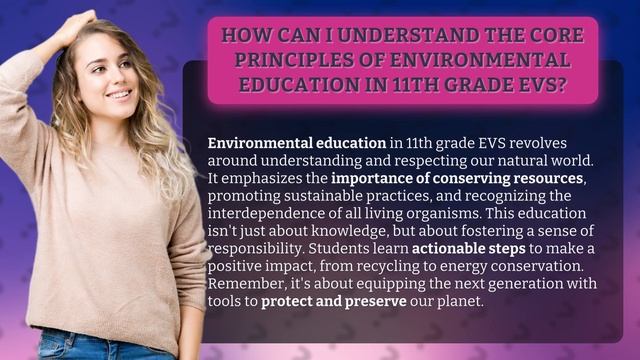 How Can I Understand the Core Principles of Environmental Education in 11th Grade EVS? смотреть онлайн