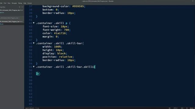 Animated skills Progress bar using only HTML & CSS -- CSS3 progress bar(With Source Code)) смотреть онлайн