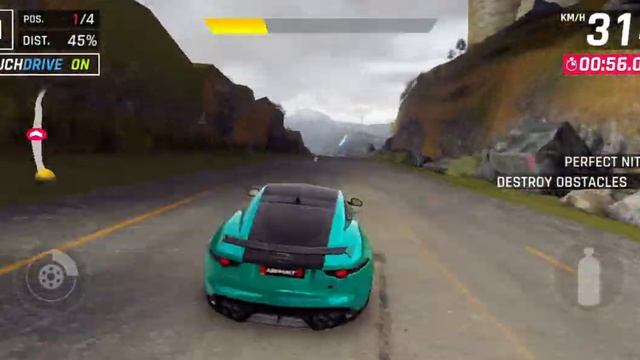 [Touchdrive] Asphalt 9 - CAR HUNT RIOT - JAGUAR F TYPE SVR - THE WINDMILLS - 02:00.368 (Top 5%) смотреть онлайн