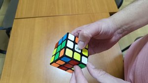 Сборка КубикРубика (часть 1, крест белого цвета )