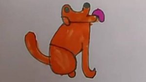 Как легко нарисовать собаку!!!