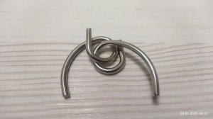 Проволочные головоломки 6. Решение.  Металлические головоломки
