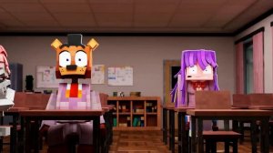 MONIKA vs FNAF!? - Animation [RUS DUB]