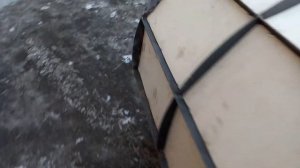 Снегоход с большим колесом сзади
