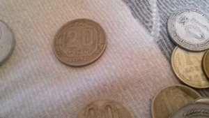 монета раритет 20 копеек 1946 ГОД !!!