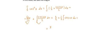 Интеграл от cos^2x The integral of the cos^2x ( ЕГЭ / ОГЭ 2017)
