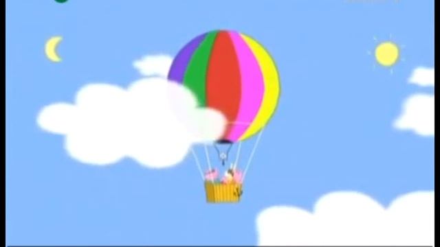 Świnka Peppa - Lot balonem (subtitles PL / польские субтитры) смотреть онлайн