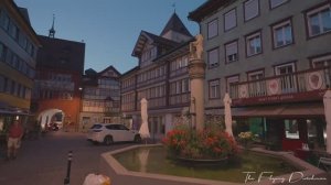 Аппенцелль, Швейцария 🇨🇭 Мечтательная вечерняя прогулка в Аппенцелле, Швейцария