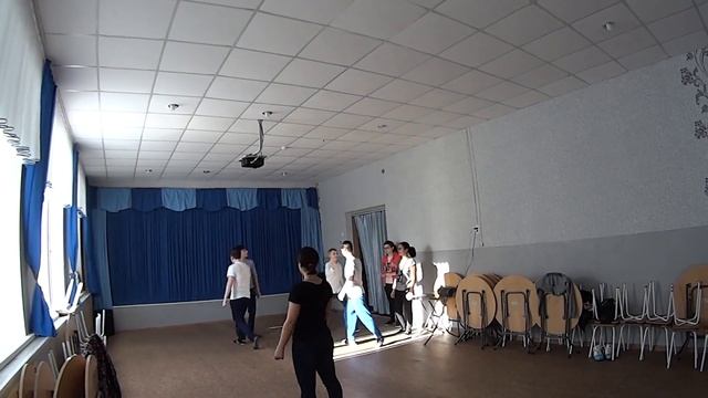 Репетиция казачьего танца в школеинтернате для слабослышащих детей 31012017 1 СКК Вместе смотреть онлайн