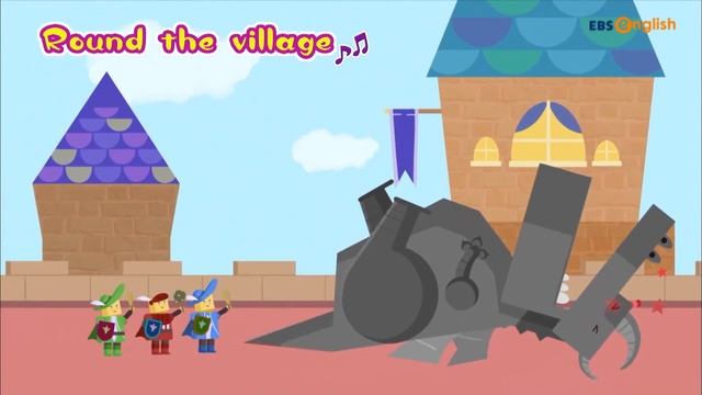 [영어 동요] 58. Round the village | Song! Song! 리틀송 | EBSe смотреть онлайн