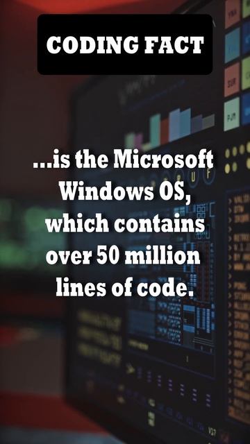 #Shorts - Cracking the Code: The Mind-Boggling Scale of the World's Largest Computer Program